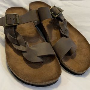 Sonoma Leather braided sandals